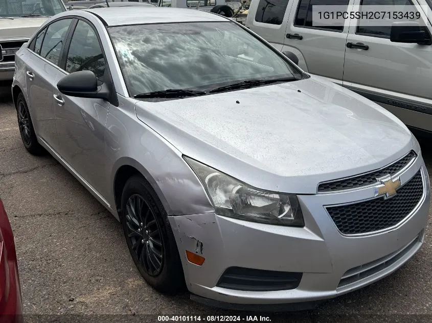 1G1PC5SH2C7153439 2012 Chevrolet Cruze Ls