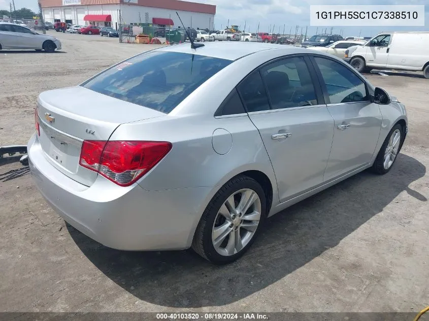 2012 Chevrolet Cruze Ltz VIN: 1G1PH5SC1C7338510 Lot: 40103520