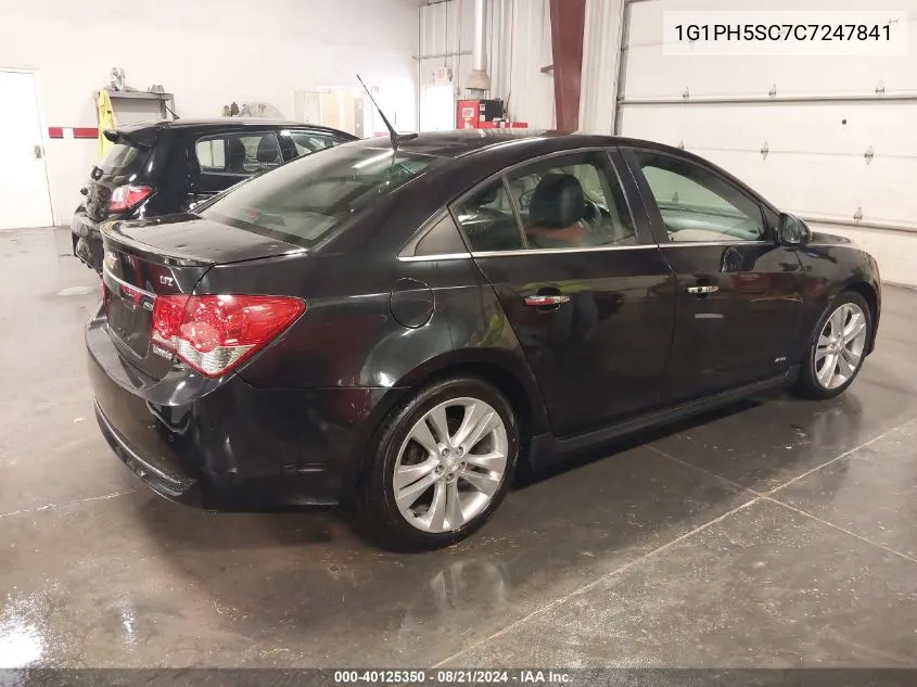 2012 Chevrolet Cruze Ltz VIN: 1G1PH5SC7C7247841 Lot: 40125350