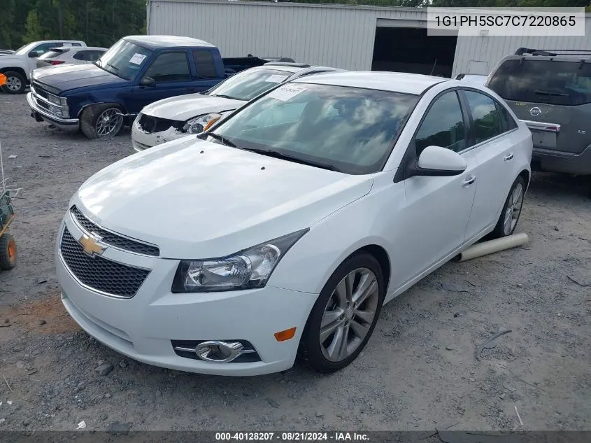 2012 Chevrolet Cruze Ltz VIN: 1G1PH5SC7C7220865 Lot: 40128207