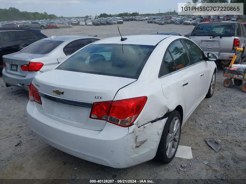 2012 Chevrolet Cruze Ltz VIN: 1G1PH5SC7C7220865 Lot: 40128207