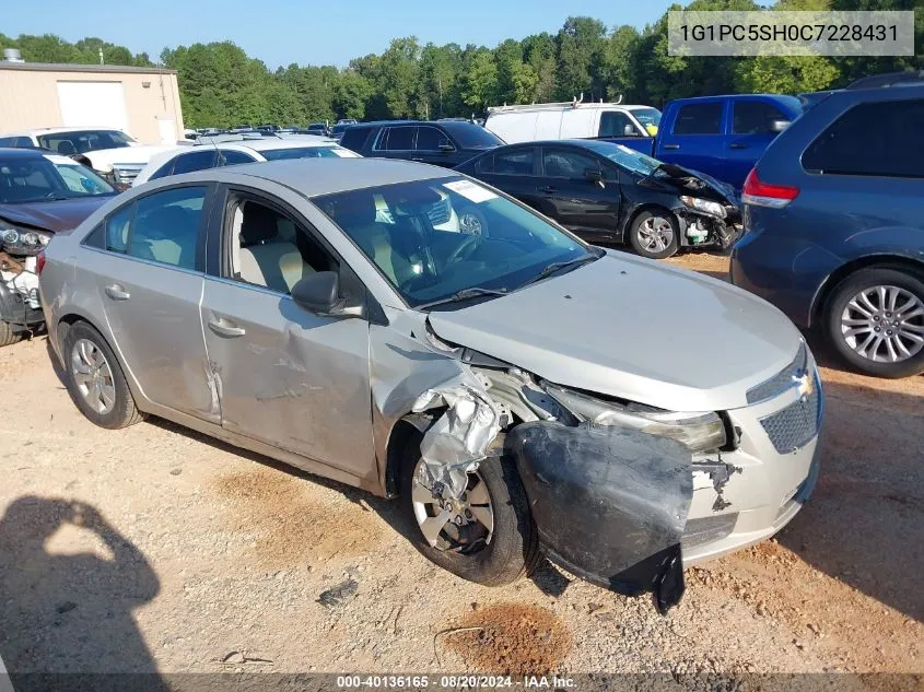 2012 Chevrolet Cruze Ls VIN: 1G1PC5SH0C7228431 Lot: 40136165