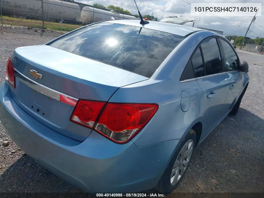 1G1PC5SH4C7140126 2012 Chevrolet Cruze Ls