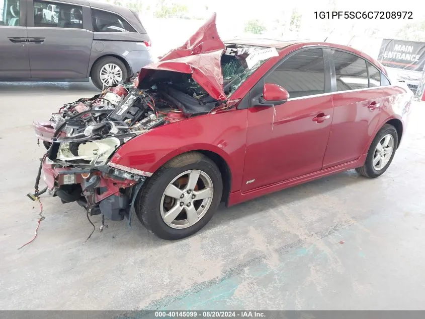 2012 Chevrolet Cruze Lt VIN: 1G1PF5SC6C7208972 Lot: 40145099