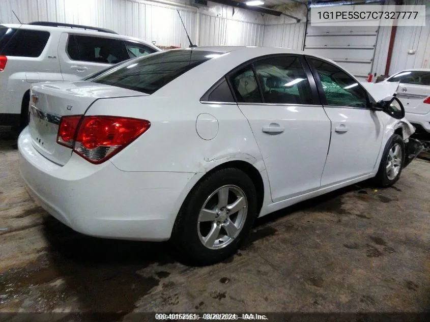 2012 Chevrolet Cruze Lt VIN: 1G1PE5SC7C7327777 Lot: 40162561