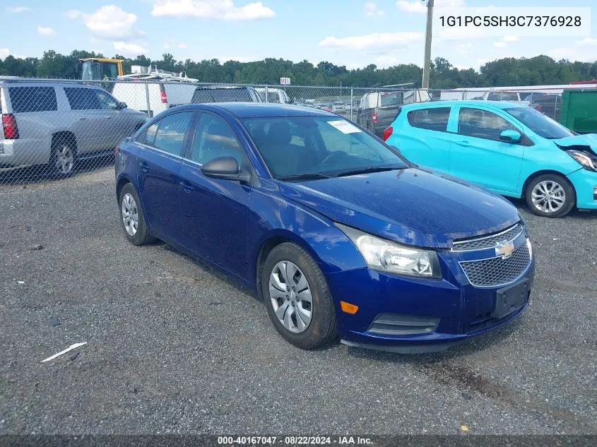 1G1PC5SH3C7376928 2012 Chevrolet Cruze Ls