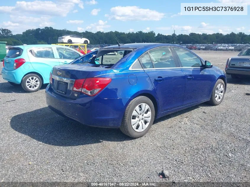 2012 Chevrolet Cruze Ls VIN: 1G1PC5SH3C7376928 Lot: 40167047