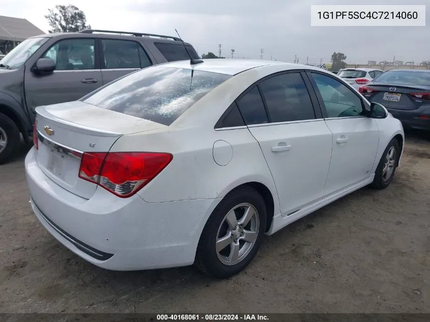 2012 Chevrolet Cruze 1Lt VIN: 1G1PF5SC4C7214060 Lot: 40168061