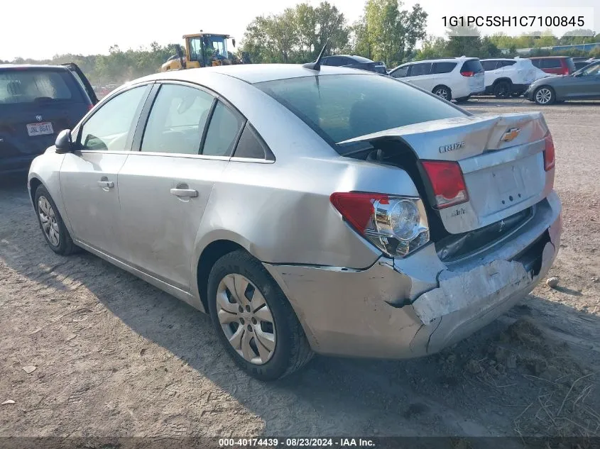 1G1PC5SH1C7100845 2012 Chevrolet Cruze Ls