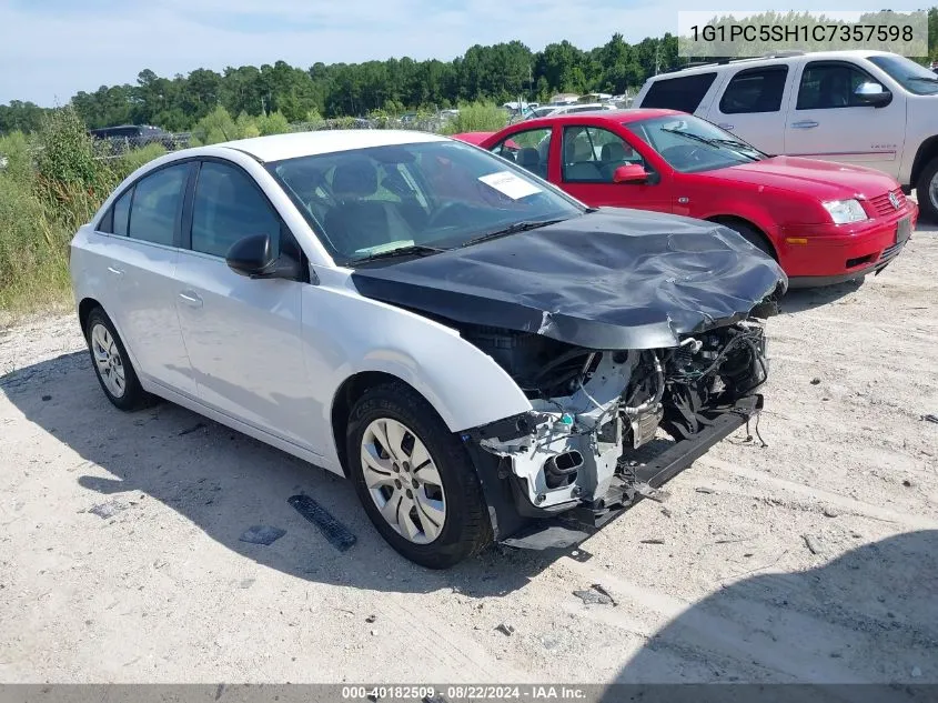 2012 Chevrolet Cruze Ls VIN: 1G1PC5SH1C7357598 Lot: 40182509