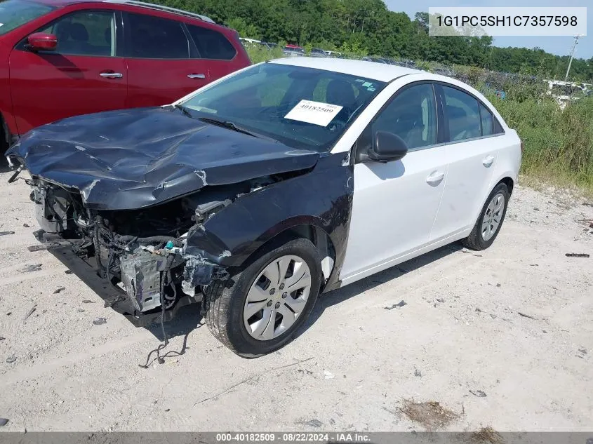 2012 Chevrolet Cruze Ls VIN: 1G1PC5SH1C7357598 Lot: 40182509