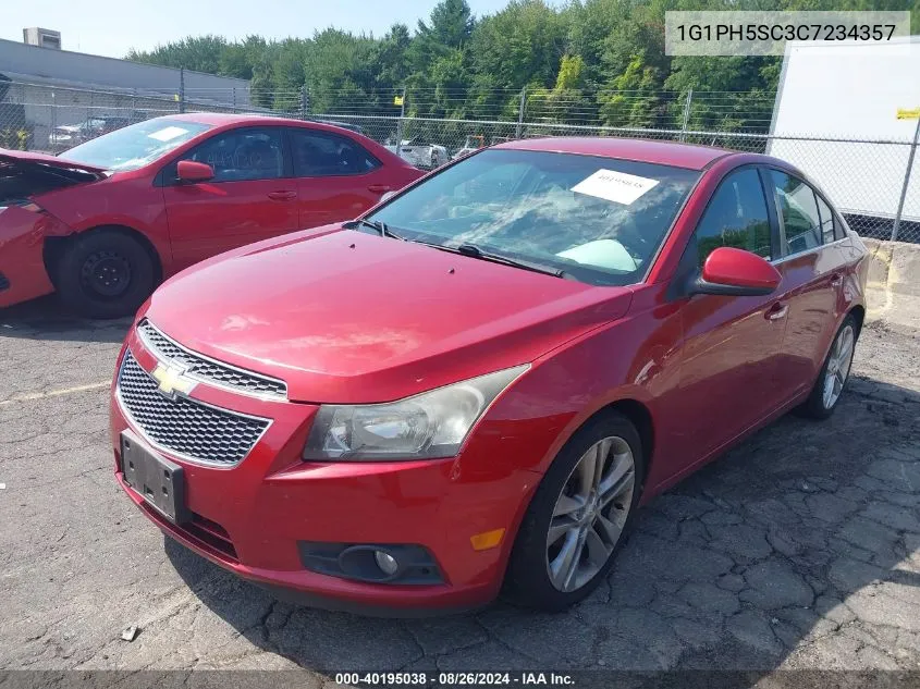 2012 Chevrolet Cruze Ltz VIN: 1G1PH5SC3C7234357 Lot: 40195038