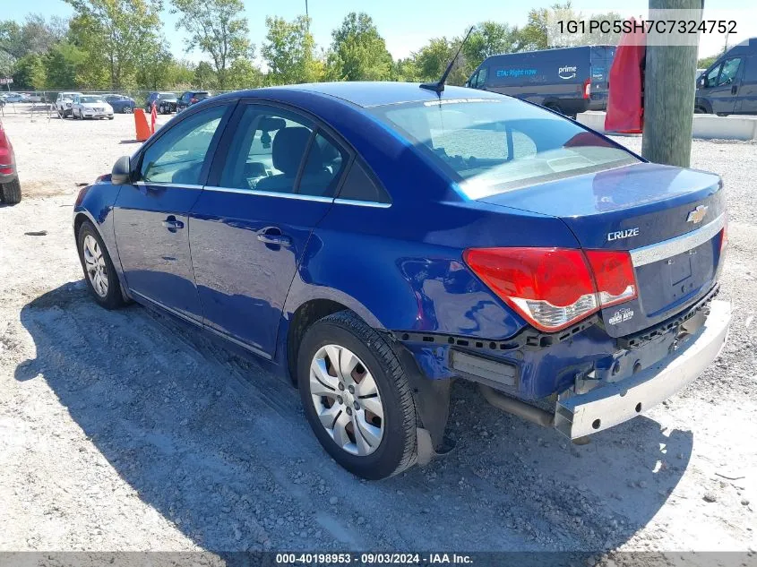 2012 Chevrolet Cruze Ls VIN: 1G1PC5SH7C7324752 Lot: 40198953