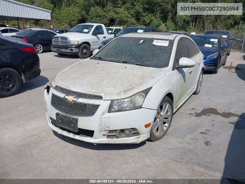 2012 Chevrolet Cruze Ltz VIN: 1G1PH5SC0C7290594 Lot: 40199151