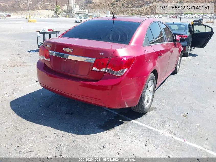 2012 Chevrolet Cruze 1Lt VIN: 1G1PF5SC9C7140151 Lot: 40201201