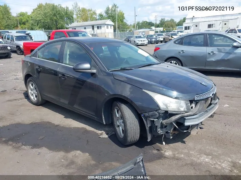 2012 Chevrolet Cruze 1Lt VIN: 1G1PF5SC6C7202119 Lot: 40216652