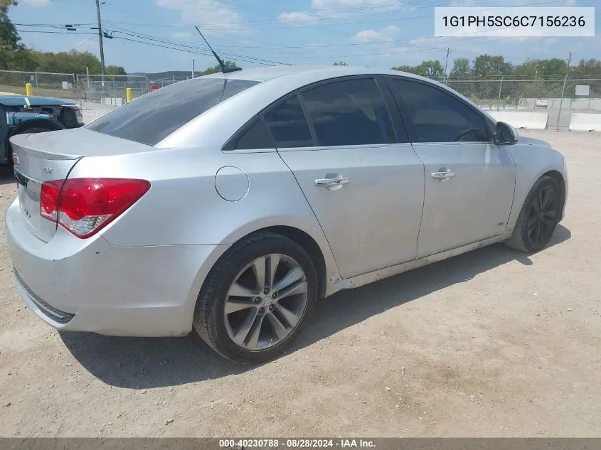 2012 Chevrolet Cruze Ltz VIN: 1G1PH5SC6C7156236 Lot: 40230788