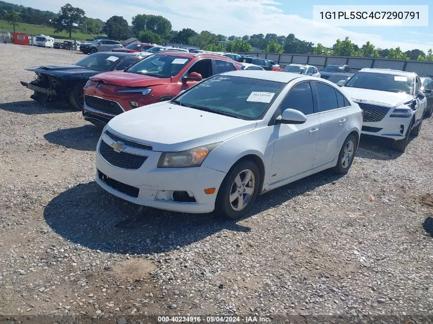 2012 Chevrolet Cruze 1Lt VIN: 1G1PL5SC4C7290791 Lot: 40234916