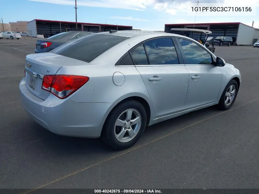 2012 Chevrolet Cruze 1Lt VIN: 1G1PF5SC3C7106156 Lot: 40242675