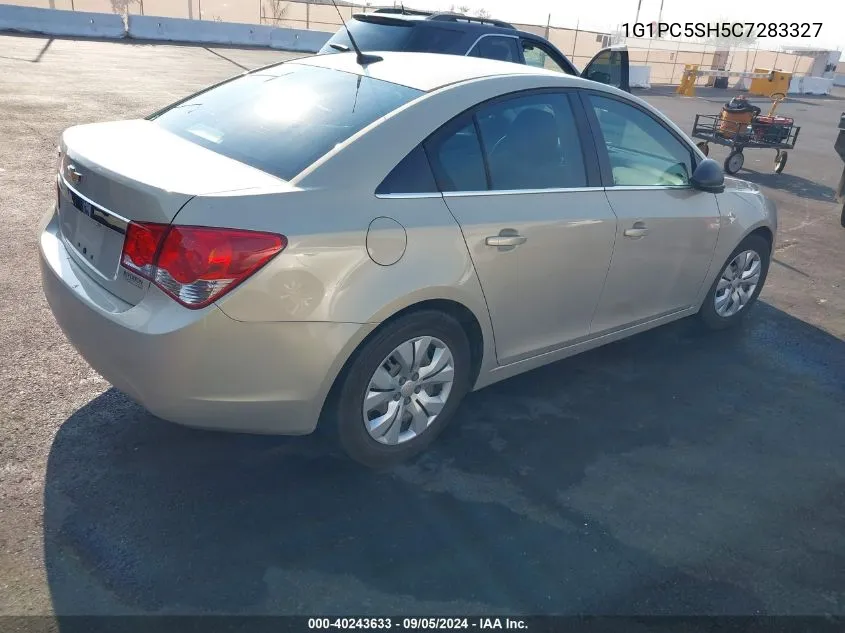 1G1PC5SH5C7283327 2012 Chevrolet Cruze Ls