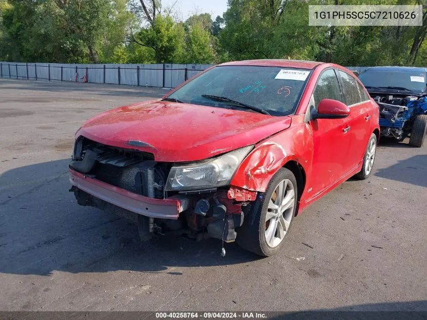 2012 Chevrolet Cruze Ltz VIN: 1G1PH5SC5C7210626 Lot: 40258764