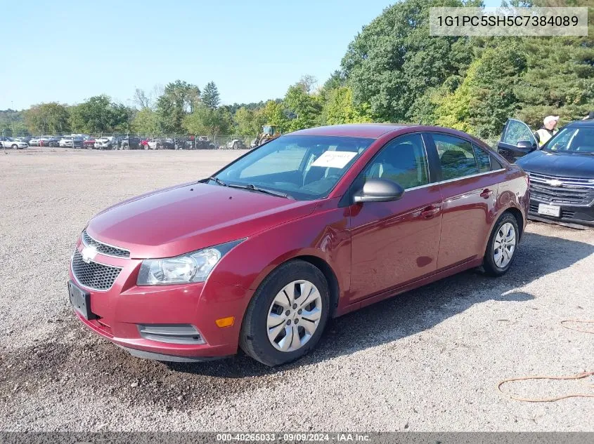 2012 Chevrolet Cruze Ls VIN: 1G1PC5SH5C7384089 Lot: 40265033