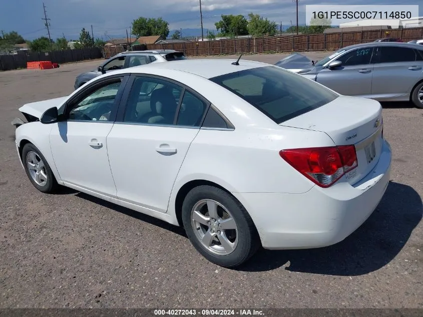 1G1PE5SC0C7114850 2012 Chevrolet Cruze Lt