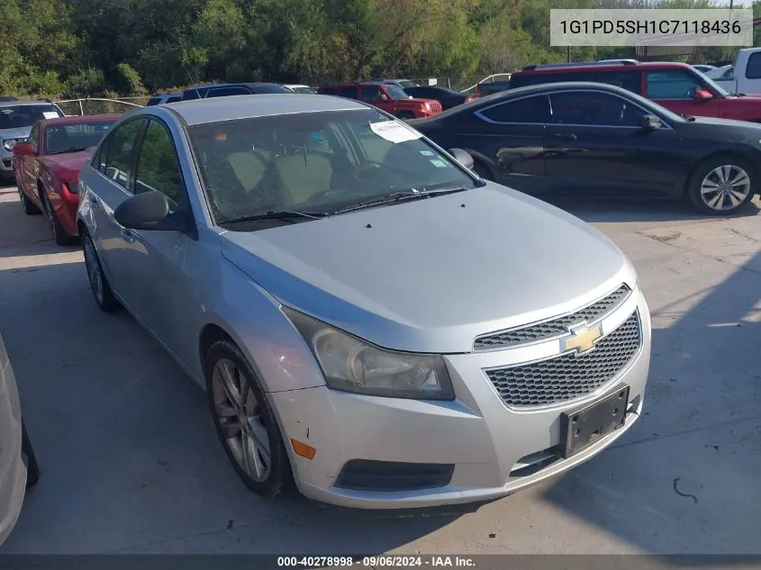 2012 Chevrolet Cruze Ls VIN: 1G1PD5SH1C7118436 Lot: 40278998