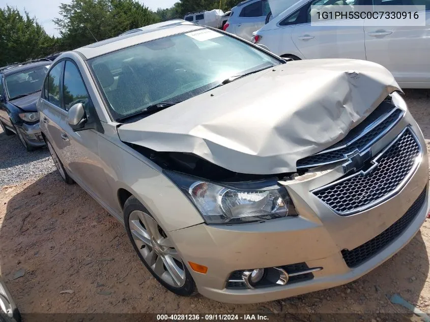 2012 Chevrolet Cruze Ltz VIN: 1G1PH5SC0C7330916 Lot: 40281236