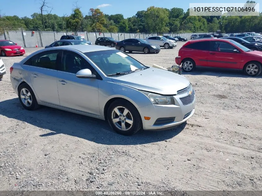 2012 Chevrolet Cruze Lt VIN: 1G1PE5SC1C7106496 Lot: 40286260