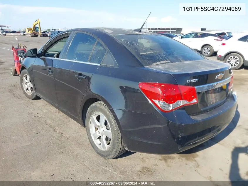 2012 Chevrolet Cruze 1Lt VIN: 1G1PF5SC4C7294069 Lot: 40292267