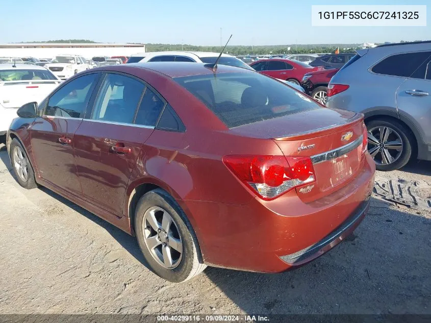 2012 Chevrolet Cruze 1Lt VIN: 1G1PF5SC6C7241325 Lot: 40299116