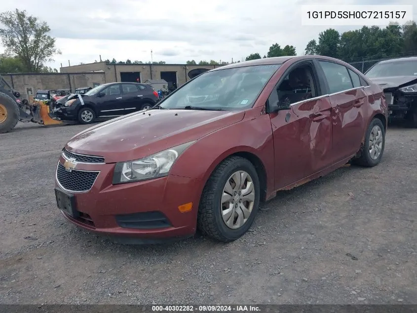 1G1PD5SH0C7215157 2012 Chevrolet Cruze Ls