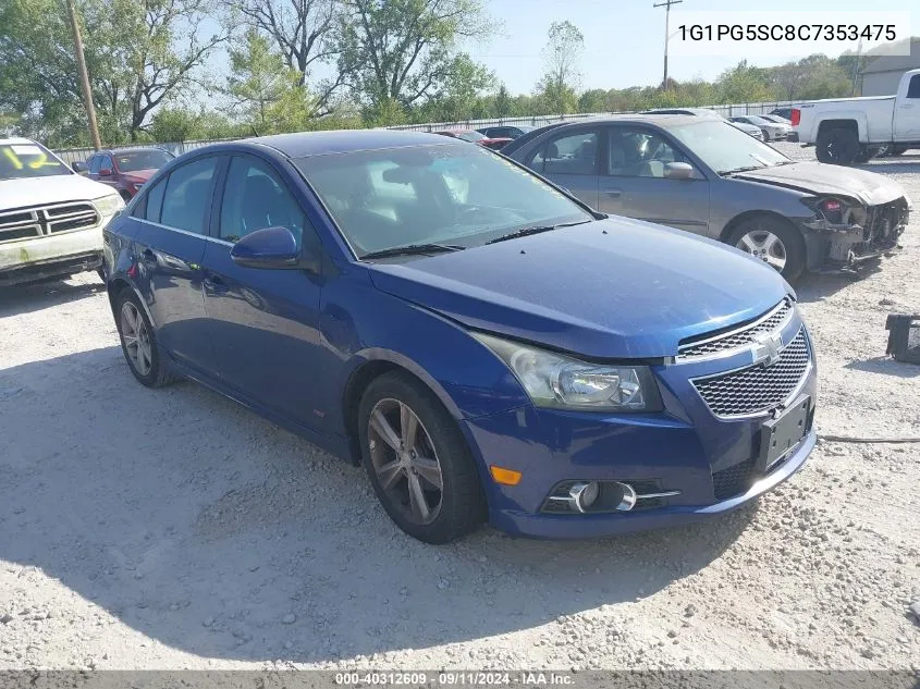 2012 Chevrolet Cruze Lt VIN: 1G1PG5SC8C7353475 Lot: 40312609