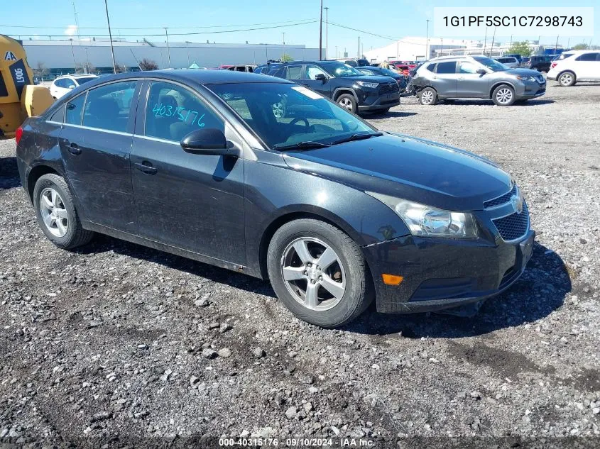 1G1PF5SC1C7298743 2012 Chevrolet Cruze 1Lt