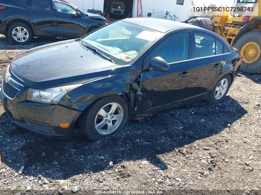 2012 Chevrolet Cruze 1Lt VIN: 1G1PF5SC1C7298743 Lot: 40315176