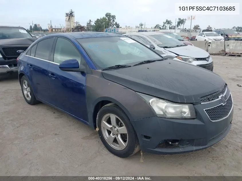 1G1PF5SC4C7103685 2012 Chevrolet Cruze 1Lt