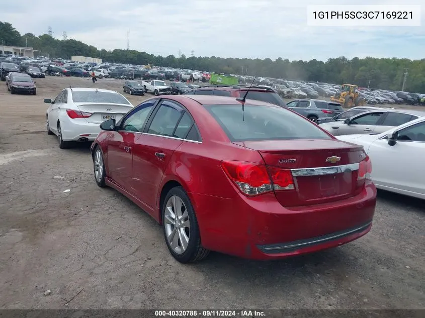 2012 Chevrolet Cruze Ltz VIN: 1G1PH5SC3C7169221 Lot: 40320788