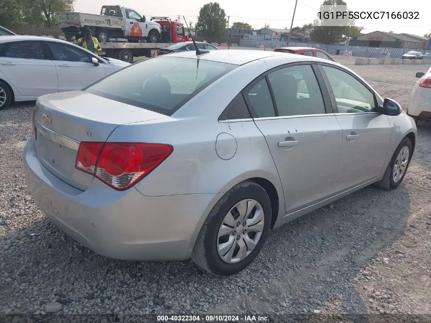 2012 Chevrolet Cruze 1Lt VIN: 1G1PF5SCXC7166032 Lot: 40322304