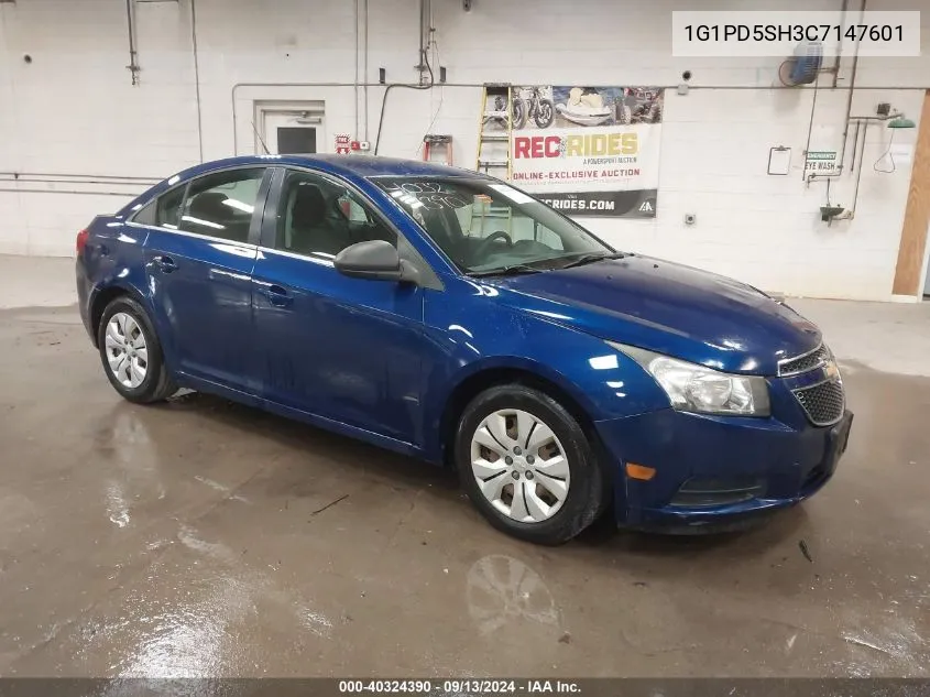 2012 Chevrolet Cruze Ls VIN: 1G1PD5SH3C7147601 Lot: 40324390