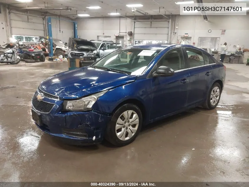 1G1PD5SH3C7147601 2012 Chevrolet Cruze Ls