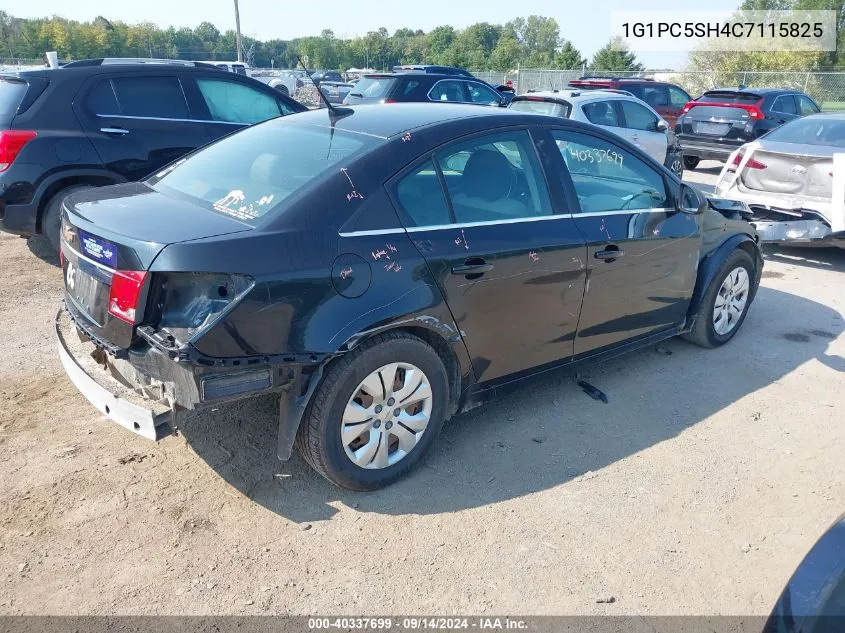 2012 Chevrolet Cruze Ls VIN: 1G1PC5SH4C7115825 Lot: 40337699