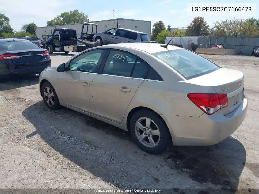 2012 Chevrolet Cruze Lt VIN: 1G1PF5SC7C7166473 Lot: 40338739