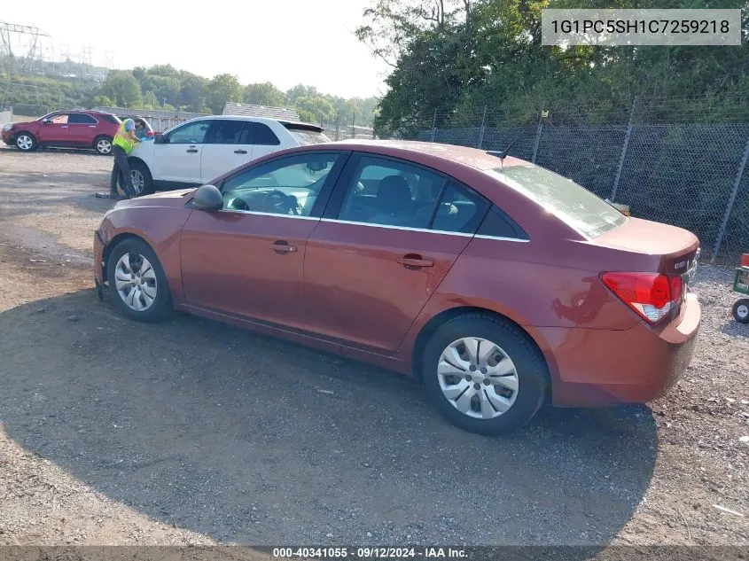 2012 Chevrolet Cruze Ls VIN: 1G1PC5SH1C7259218 Lot: 40341055