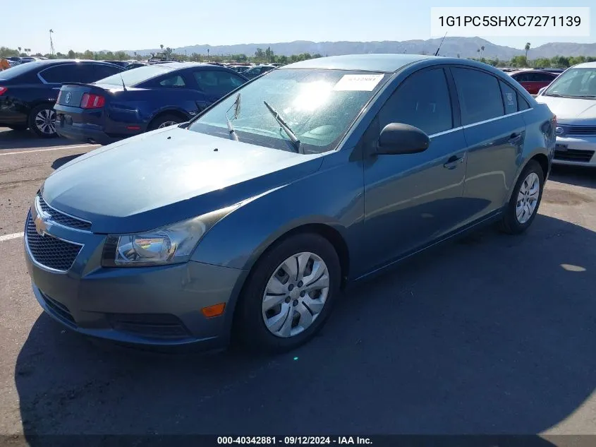 1G1PC5SHXC7271139 2012 Chevrolet Cruze Ls