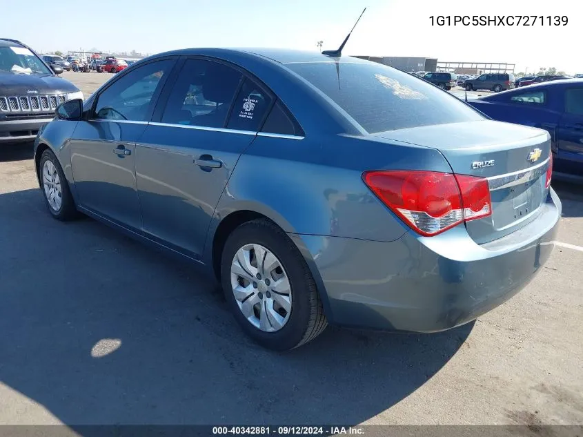 2012 Chevrolet Cruze Ls VIN: 1G1PC5SHXC7271139 Lot: 40342881