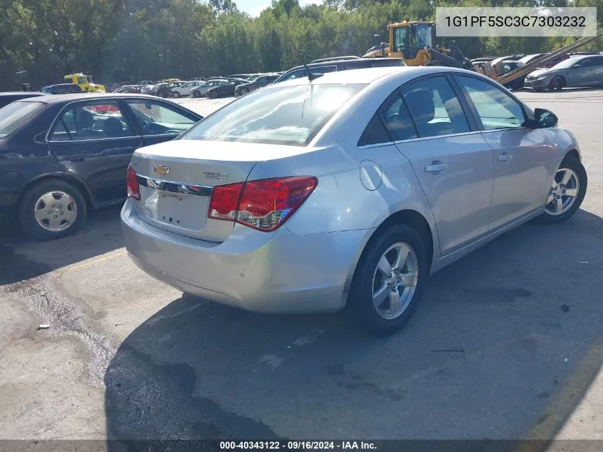 2012 Chevrolet Cruze Lt VIN: 1G1PF5SC3C7303232 Lot: 40343122