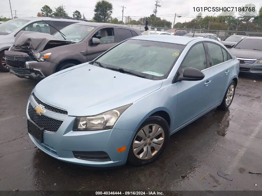 2012 Chevrolet Cruze Ls VIN: 1G1PC5SH0C7184768 Lot: 40346444