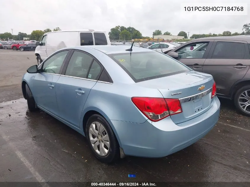 2012 Chevrolet Cruze Ls VIN: 1G1PC5SH0C7184768 Lot: 40346444