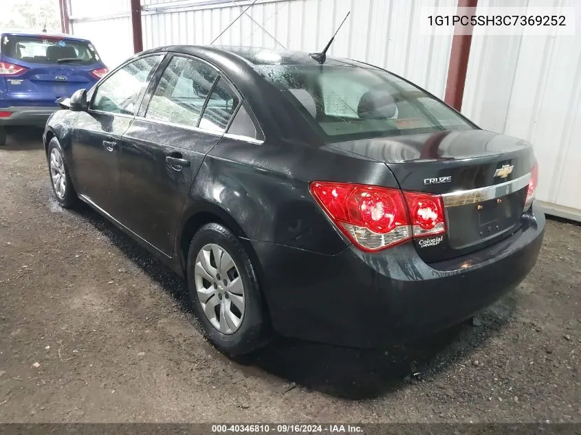 2012 Chevrolet Cruze Ls VIN: 1G1PC5SH3C7369252 Lot: 40346810